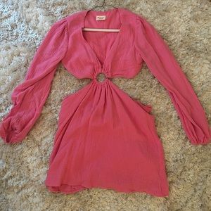 Hot pink showpo dress